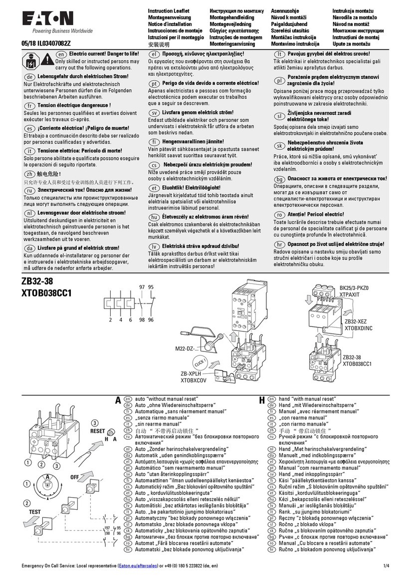 Eaton ZB32-38 Manual