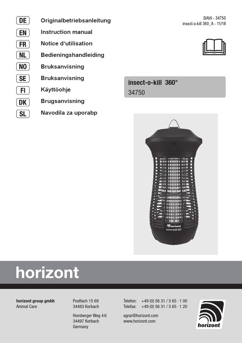 Horizont insect-o-kill 360 instruction manual