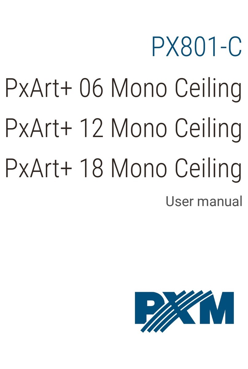 PXM PxArt+ 06 Mono Track user manual