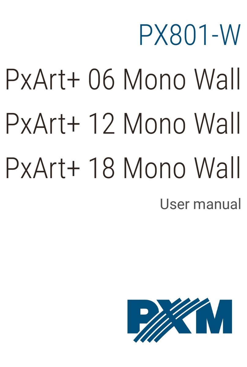 PXM PxArt+ 06 Mono Track User manual