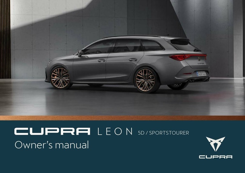 Cupra LEON 5D owner's manual
