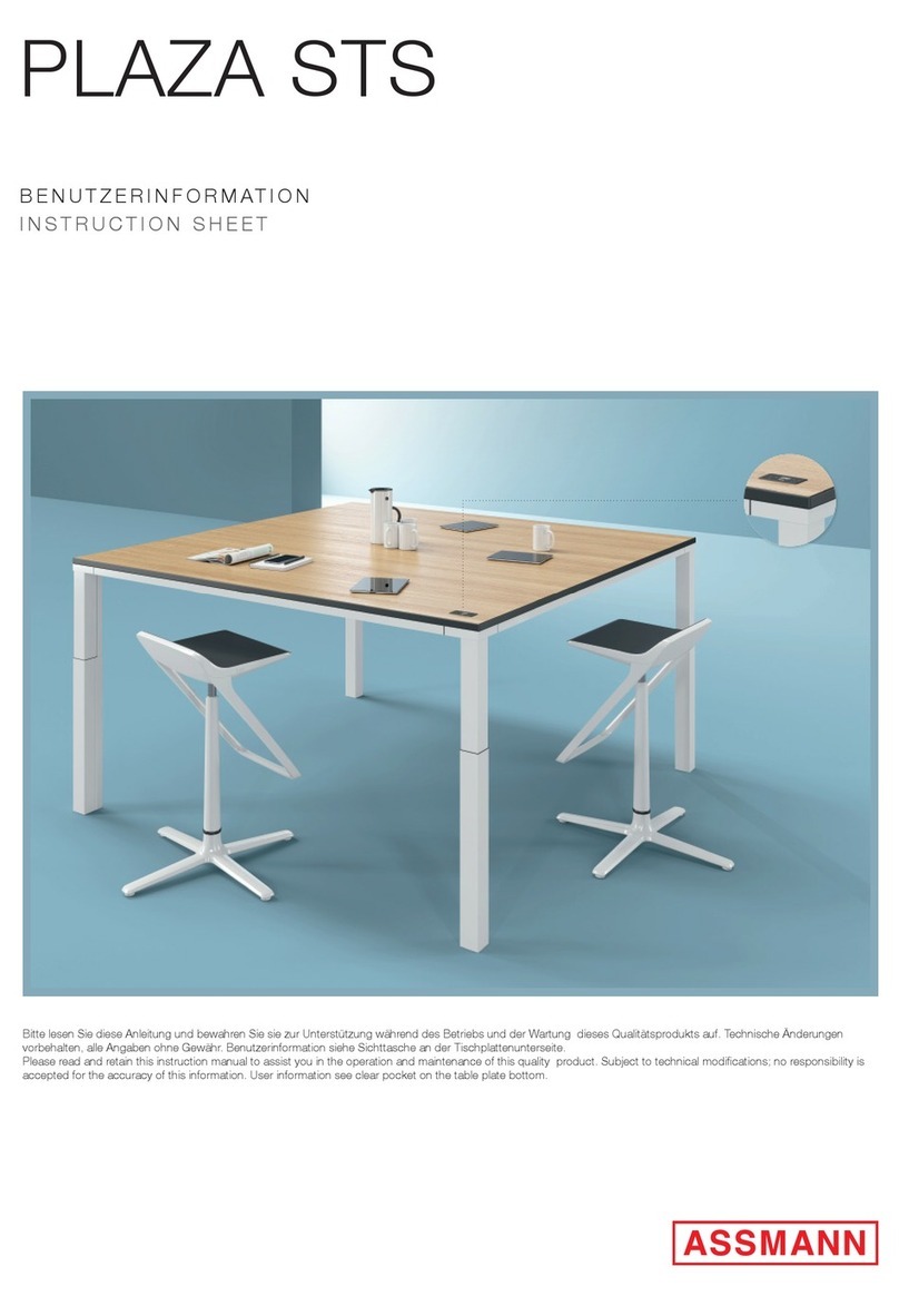 Assmann PLAZA STS User manual Assmann PLAZA STS User manual