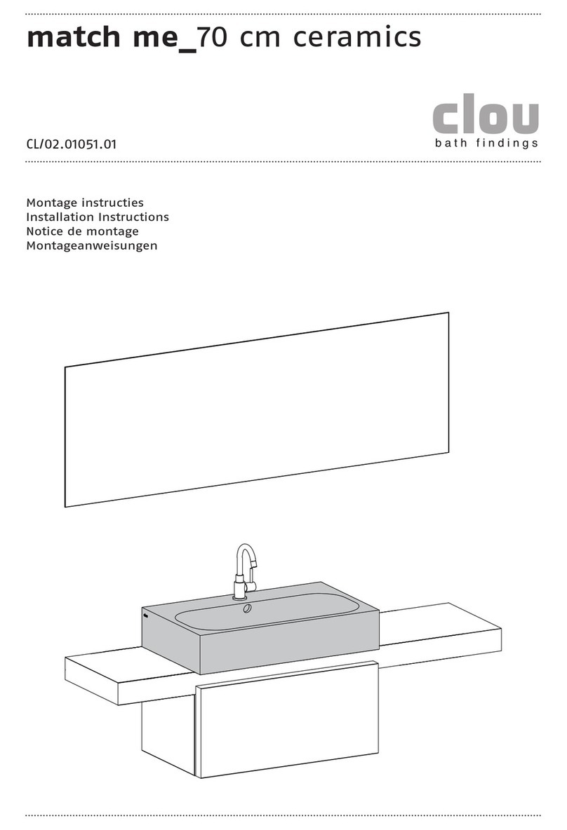 Clou Match me CL/02.01051.01 User manual