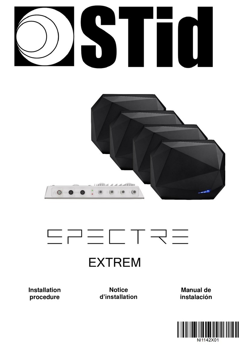 Stid SPECTRE UHF EXTREM SLE-W52-A-U04 INSTALLATION PROCEDURE