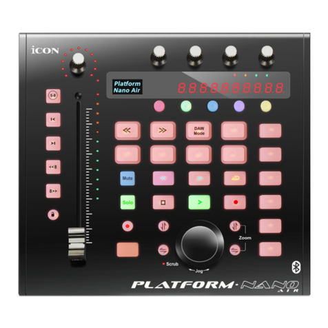 iCON Pro Audio Platform Nano Air User manual