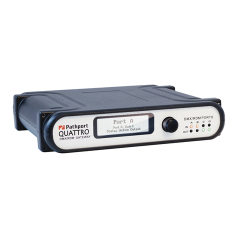Pathway connectivity solutions Pathport QUATTRO 63 Series user guide