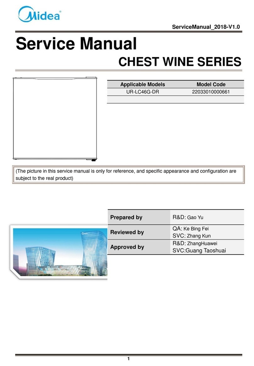 Midea CHEST WINE Series User manual