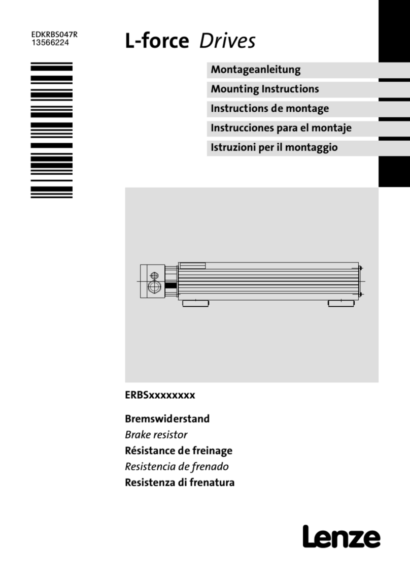Lenze L-force ERBS Series Mounting instructions