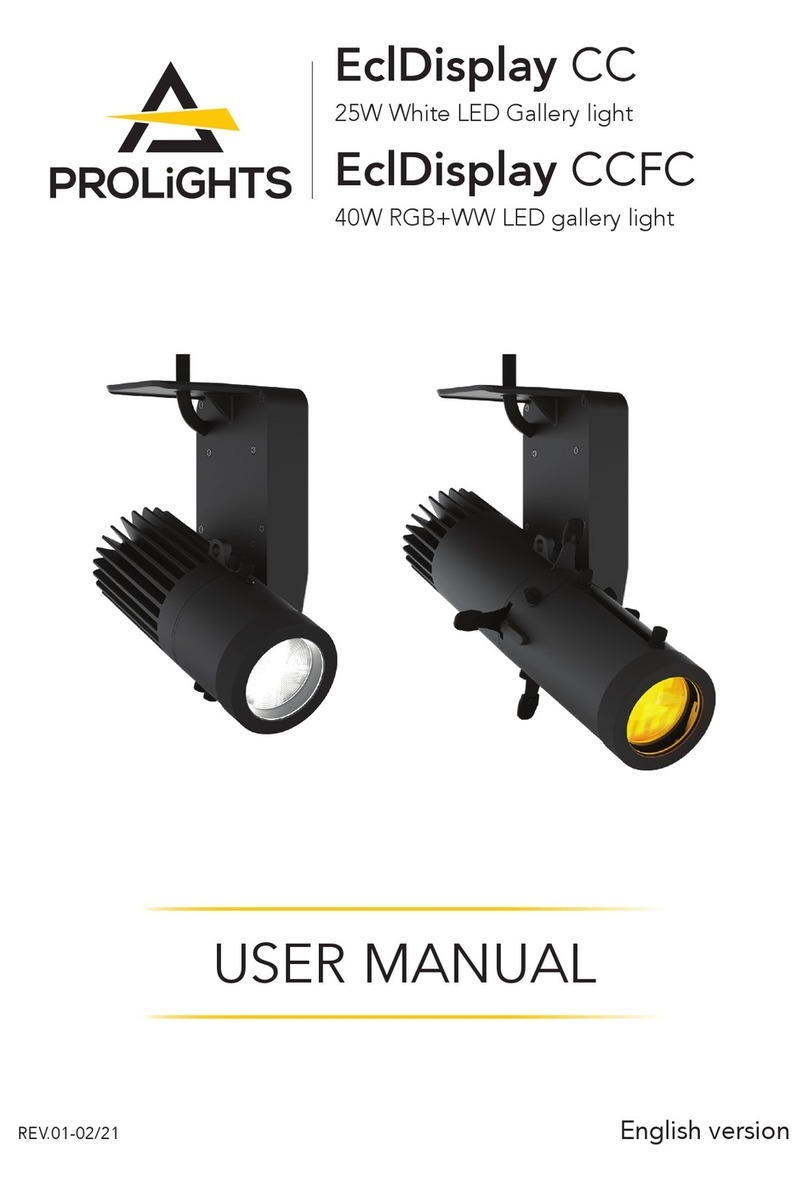 ProLights EclDisplay CC User manual
