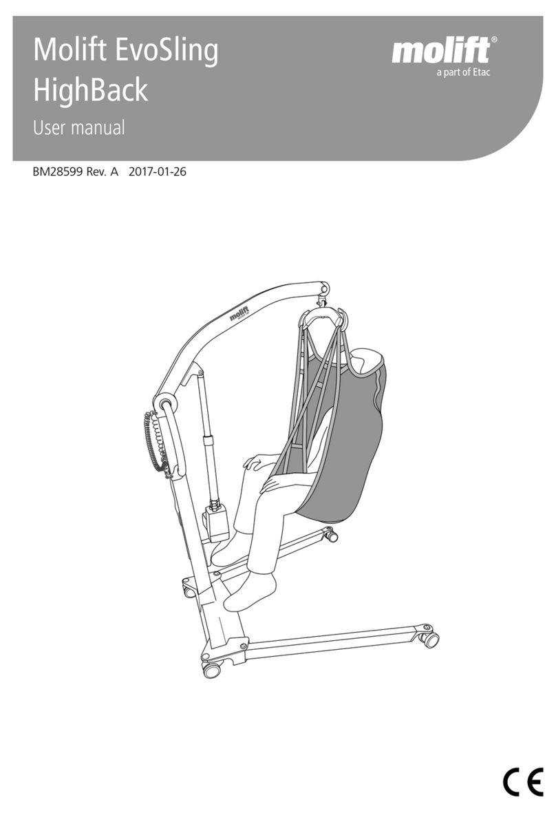 Etac Molift EvoSling HighBack user manual