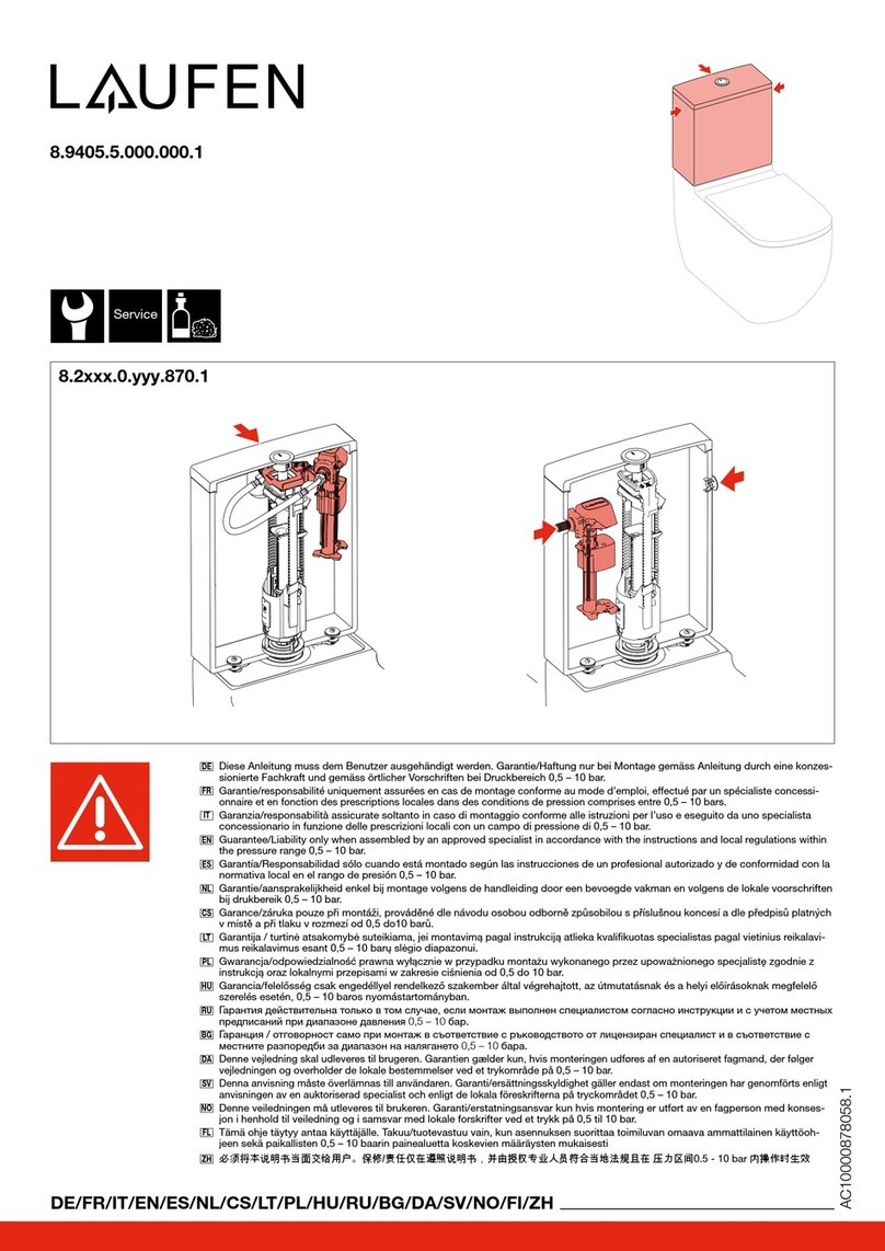 Laufen 8.9405.5.000.000.1 User manual