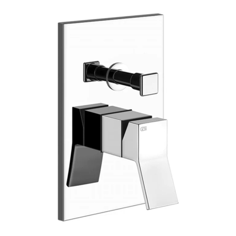 Gessi RETTANGOLO K 53079 User manual Gessi RETTANGOLO K 53079 User manual