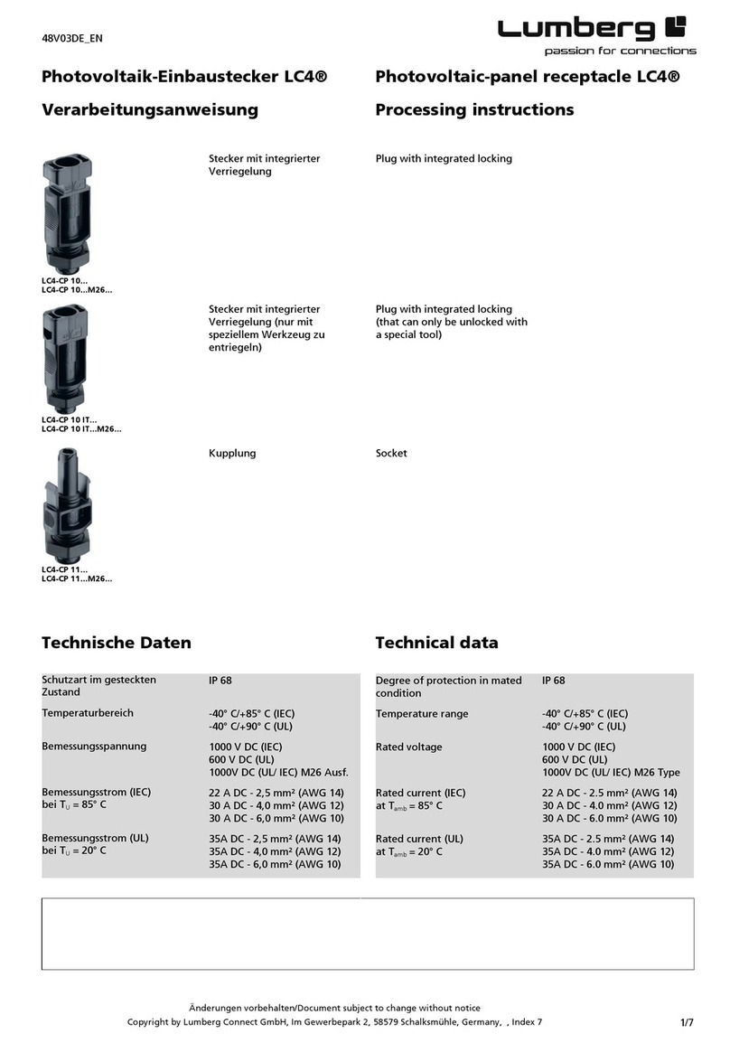 Lumberg LC4 User manual