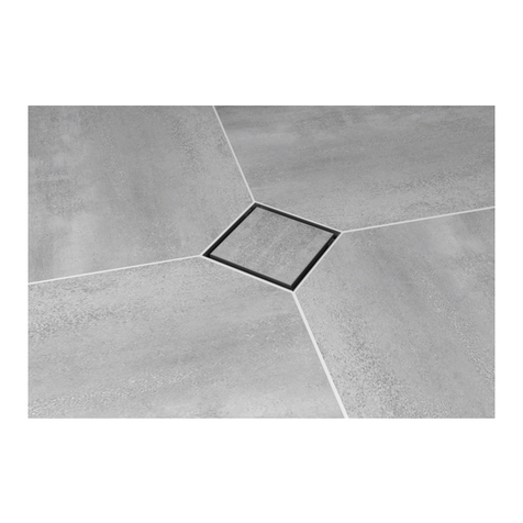 ESS Easy Drain Waterstop Aqua Total ED-WS-10X10 Installation and operating instructions