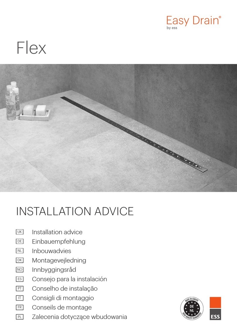 ESS Easy Drain Flex Installation and operating instructions ESS Easy Drain Flex Installation and operating instructions