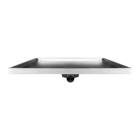 ESS Easy Drain Square Installation and operating instructions