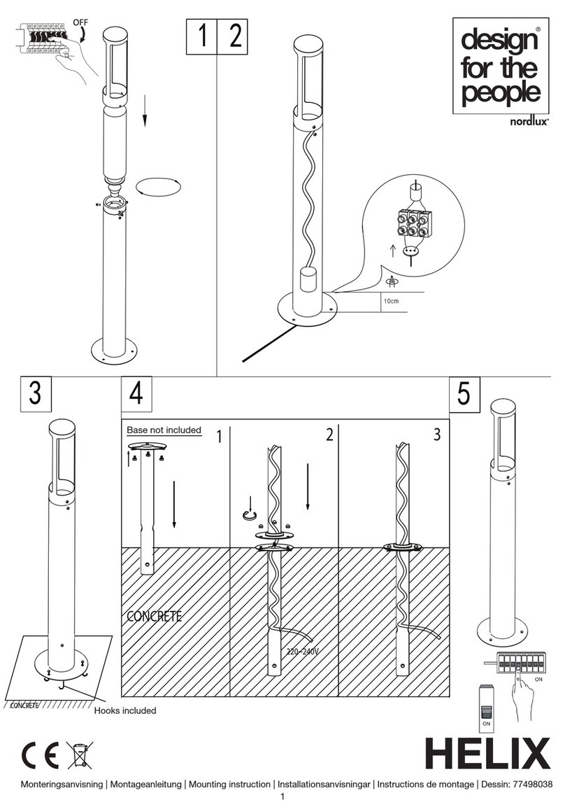 nordlux HELIX 77498038 User guide
