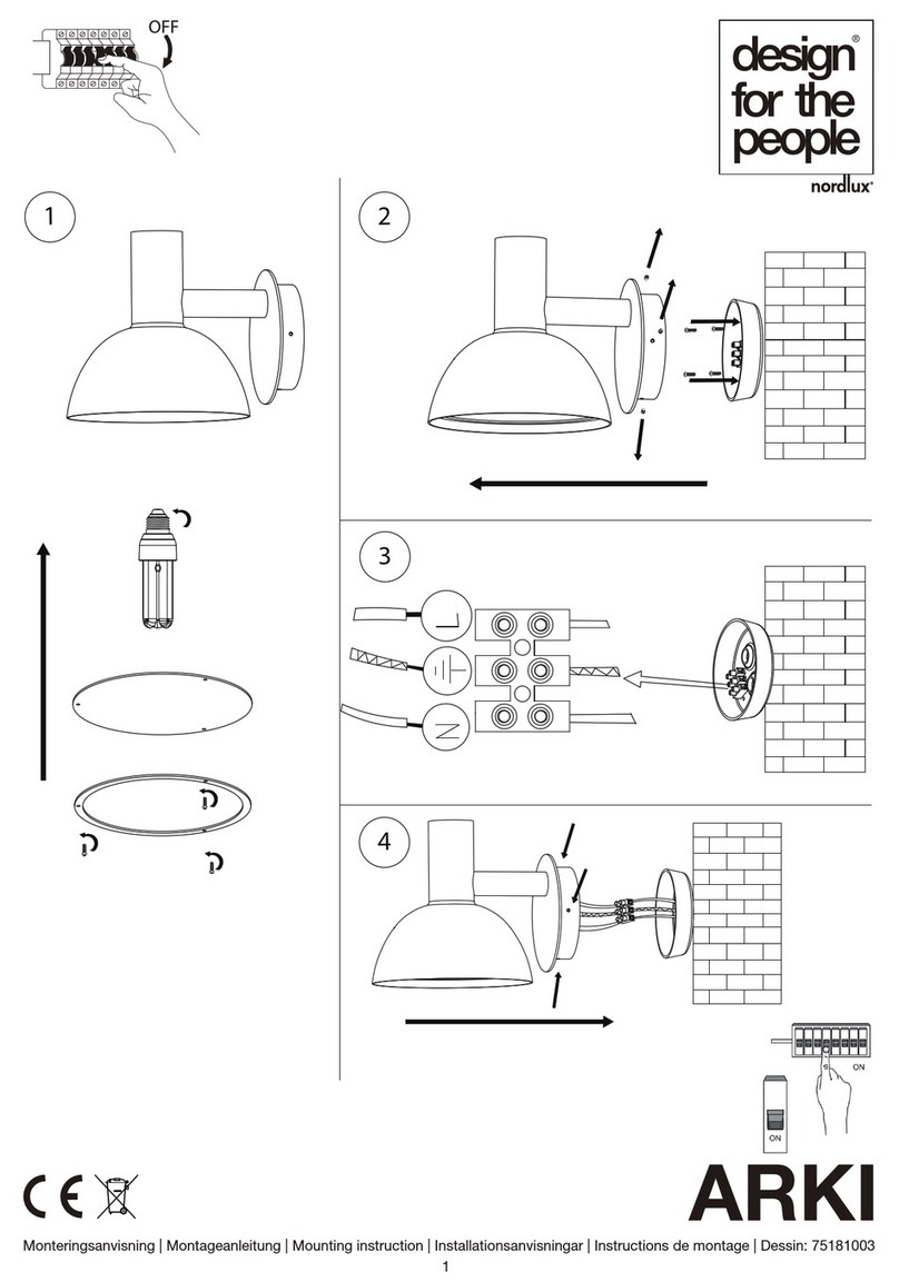 nordlux ARKI Mounting instruction