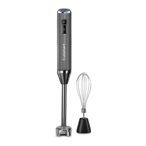 Cuisinart EVOLUTIONX CORDLESS RHB-100C Operational manual