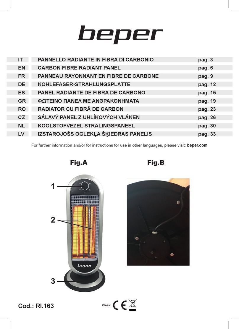 Beper RI.163 use instructions