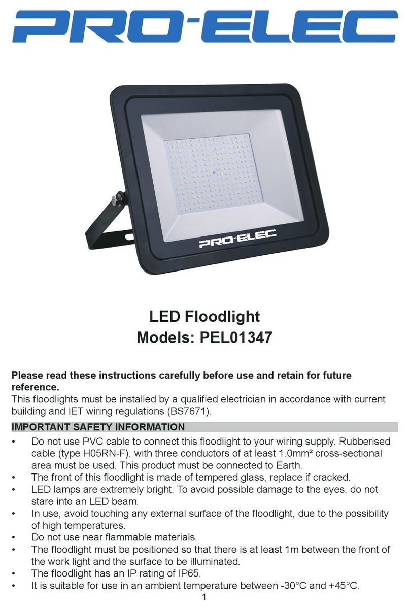 Pro-Elec PEL01347 User manual