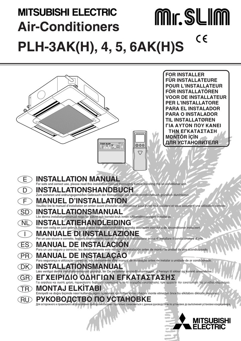 Mitsubishi Electric mr.slim PLH-3AKS User manual