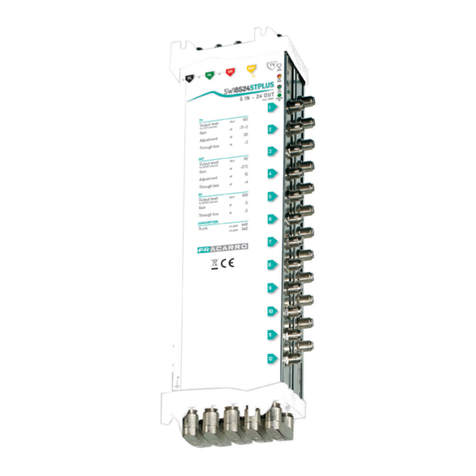 Fracarro Smart Switchline SWI85 STPLUS Series operating instructions