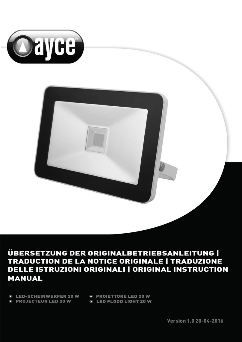 Ayce JFX02-P1W20A1 User guide