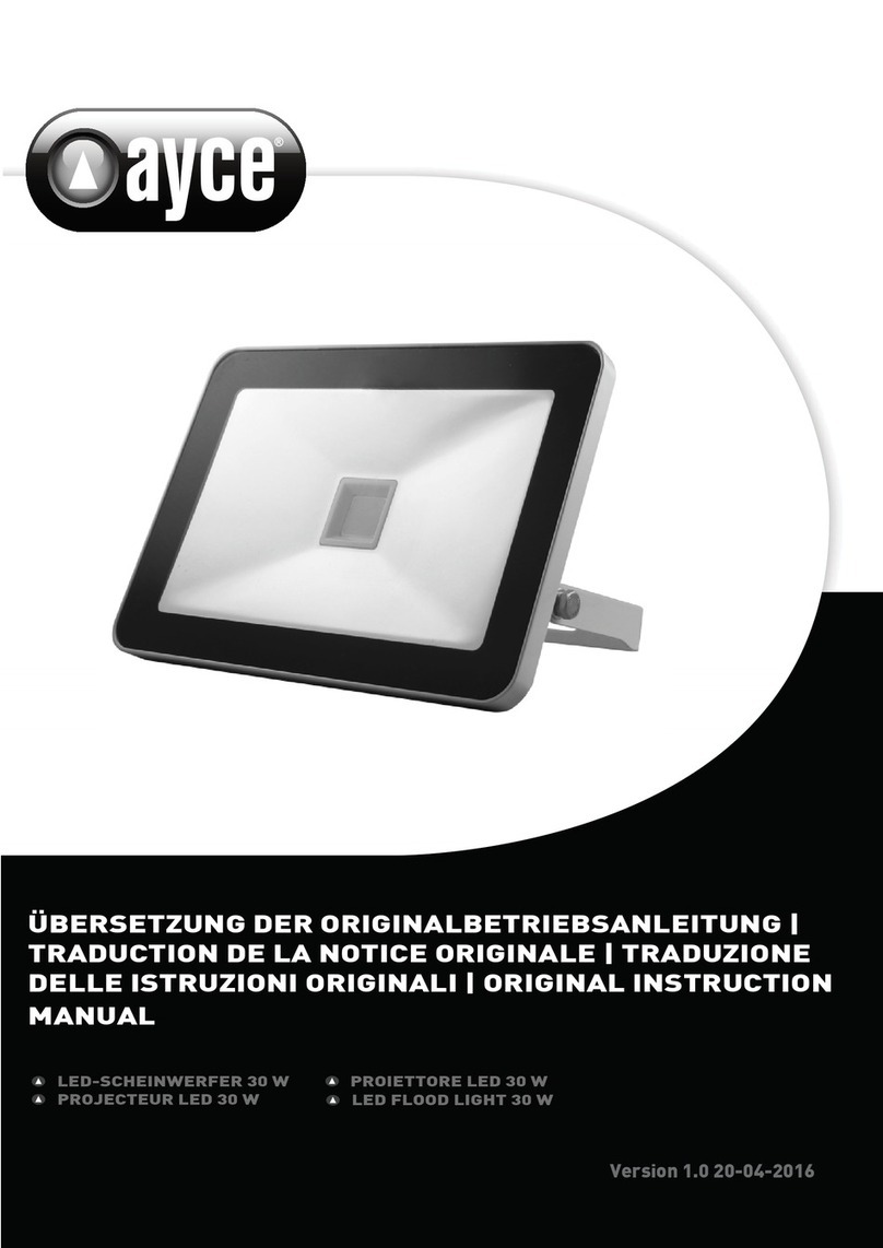Ayce JFX03-P1W30A1 Original instruction manual
