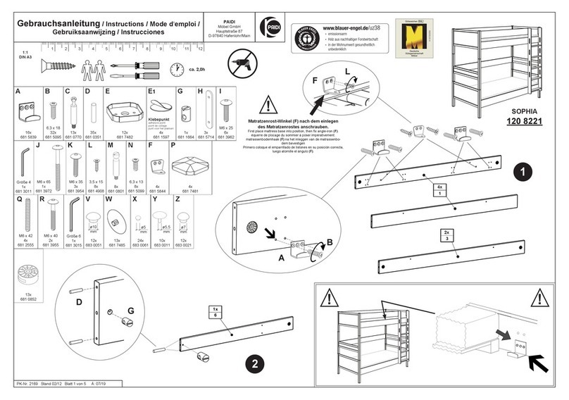 PAIDI SOPHIA 120 8221 instructions