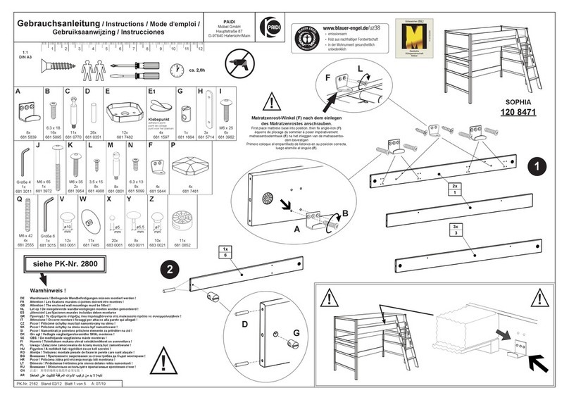 PAIDI SOPHIA 120 8471 instructions