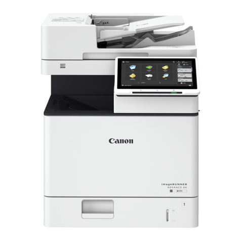 Canon imageRUNNER ADVANCE DX 717iZ Getting started