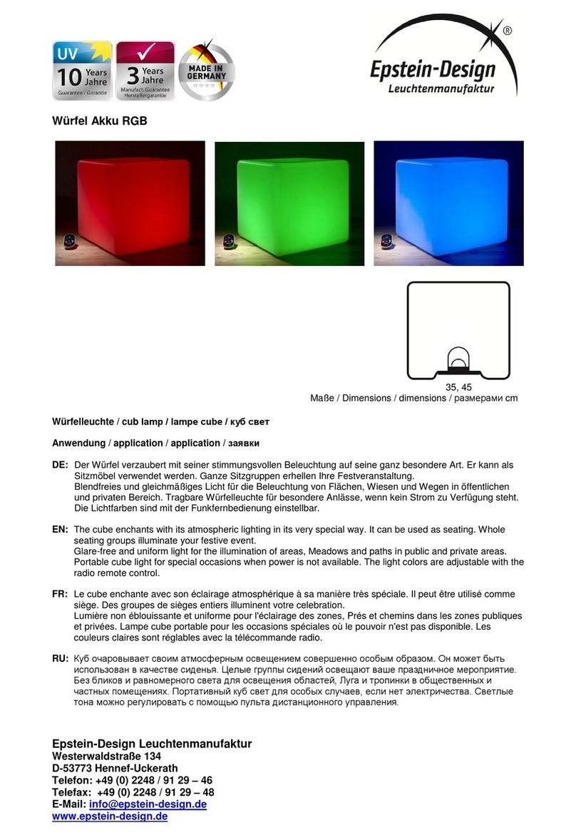 Epstein-Design Cube User manual