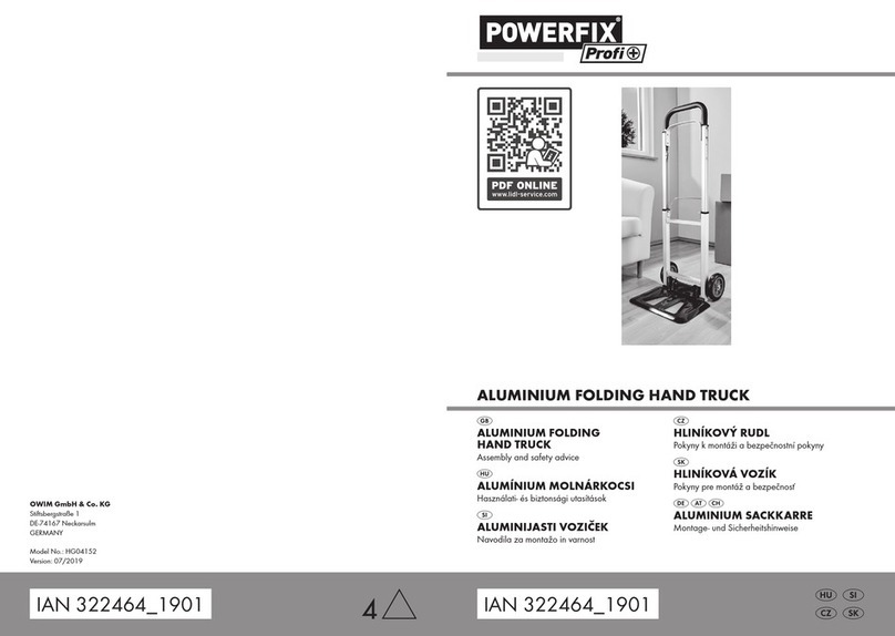 Powerfix Profi HG04152 Assembly and Safety Advice
