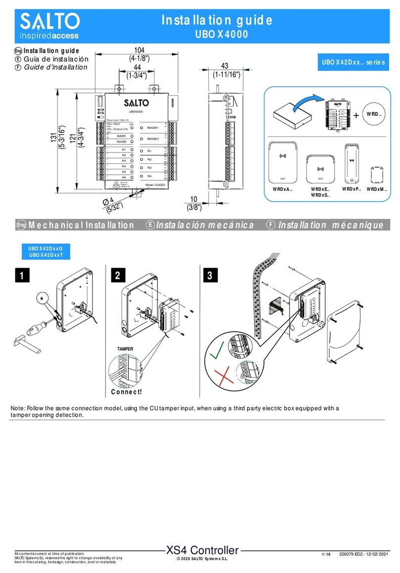 Salto UBOX 4000 installation guide