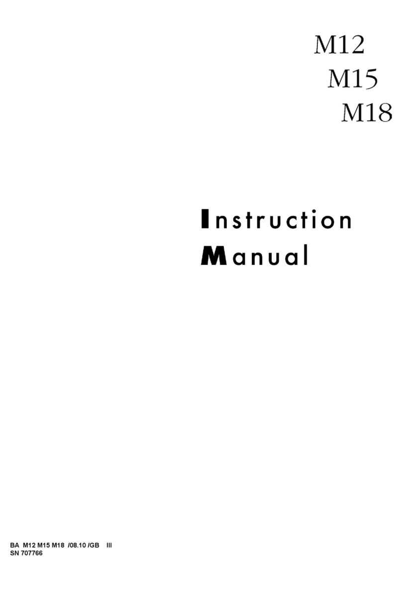 BÖWE M12 instruction manual