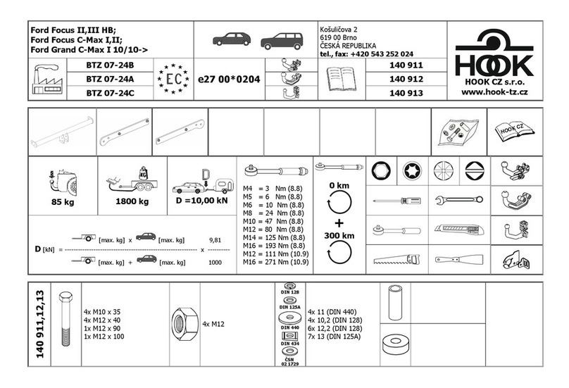 Hook 140 911 User manual