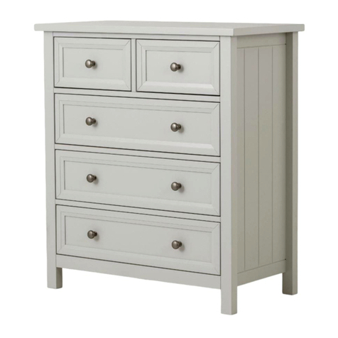 Happy Beds Maine 3+2 Drawer Chest Assembly instructions