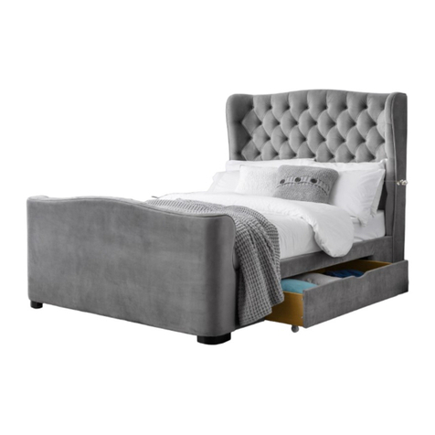 Happy Beds Downton 2 Drawer Bed-150cm User manual Happy Beds Downton 2 Drawer Bed-150cm User manual