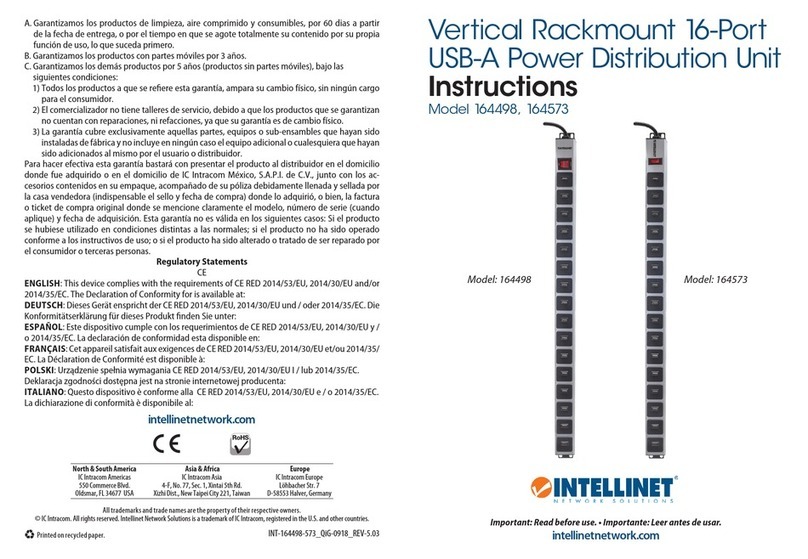 Intellinet 164498 User manual