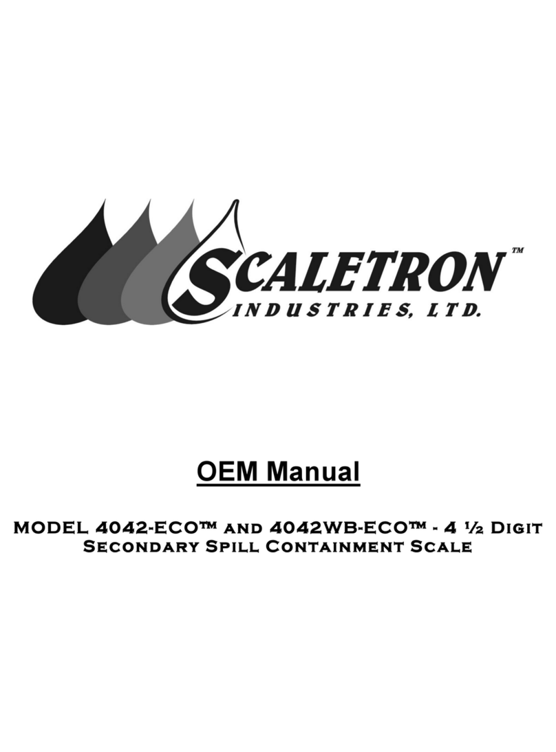 Scaletron 4042-ECO Oem manual
