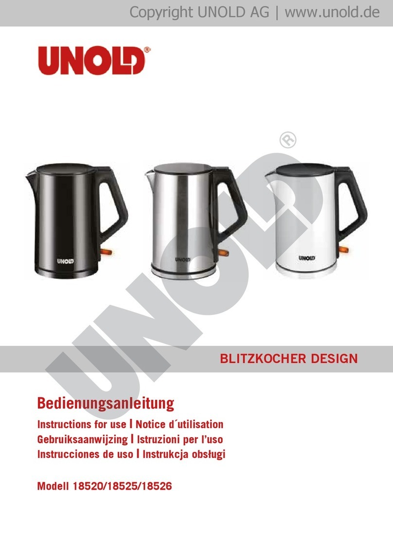 Unold 18520 User manual
