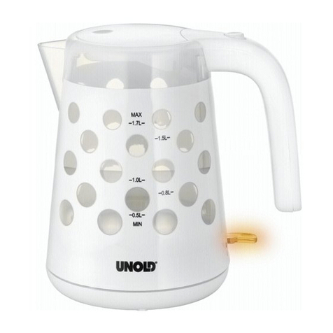 Unold PASTELLO 18540 User manual