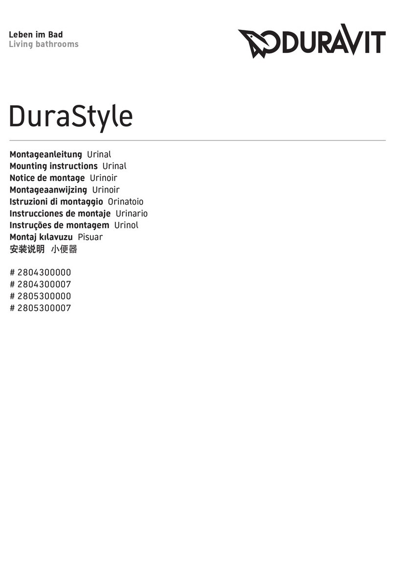 DURAVIT DuraStyle 2804300000 User manual DURAVIT DuraStyle 2804300000 User manual