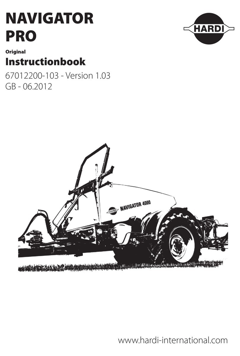 Hardi NAVIGATOR PRO User manual