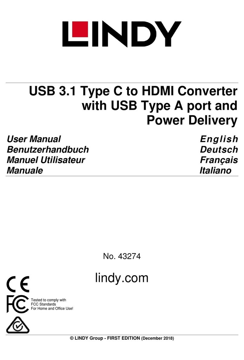 Lindy 43274 user manual