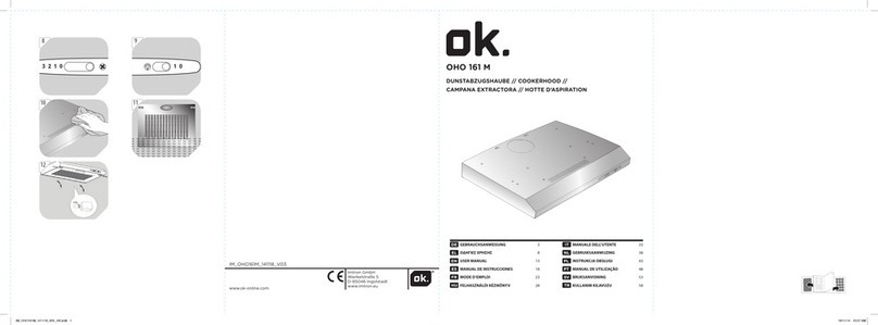 O.K. OHO 162 M user manual