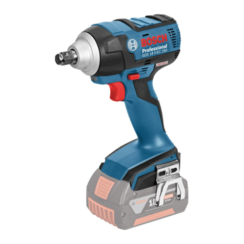Bosch Professional GDS 18V-EC 250 User manual