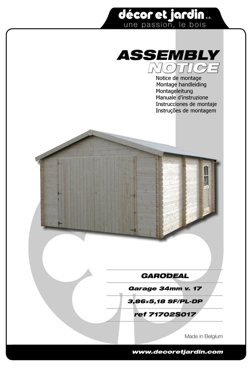 Décor et Jardin 71702S017 Assembly Notice