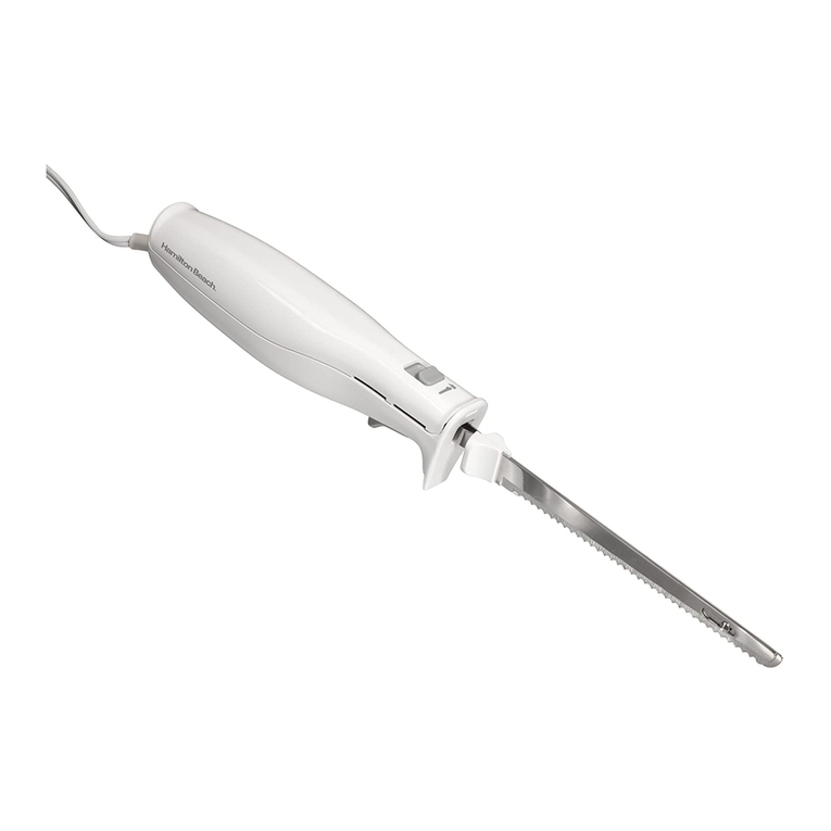 Hamilton Beach 74250 - ELECTRIC KNIFE COLOR manual